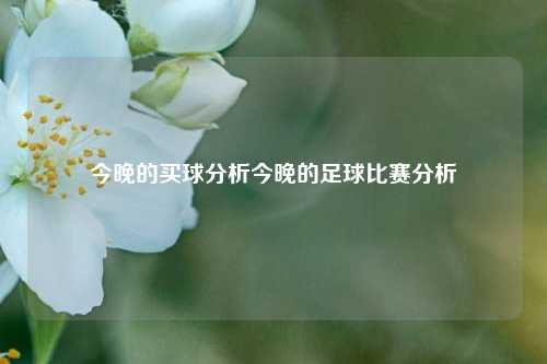 今晚的买球分析今晚的足球比赛分析
